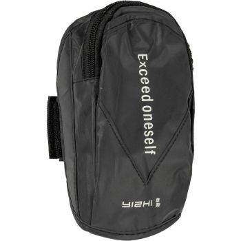 Чехол-Сумка водоотталкивающая для телефона 5,5" Black (на руку)