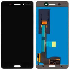 Дисплей для Nokia 6 Dual Sim TA-1021/TA-1033 + TouchScreen Black (OEM)