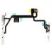 Шлейф с кнопкой включения,вспышкой и микрофоном для iPhone 8/SE 2020