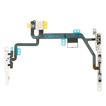Шлейф с кнопкой включения,вспышкой и микрофоном для iPhone 8/SE 2020
