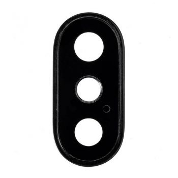 Скло камери для iPhone X Black
