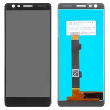 Дисплей для Nokia 3.1 Dual Sim TA-1057/TA-1063 + touchscreen Black (OEM)