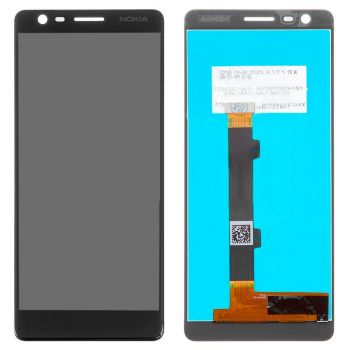 Дисплей для Nokia 3.1 Dual Sim TA-1057/TA-1063 + TouchScreen Black (OEM)