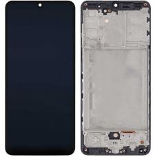 Дисплей Samsung A315/A31-2020 з рамкою + touchscreen Black (OLED)