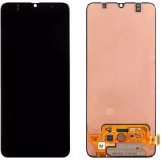 Дисплей Samsung A705/A70-2019 + touchscreen Black (OLED) Широкий обідок