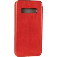 Book Cover Leather Gelius for Samsung G973 (S10) Red