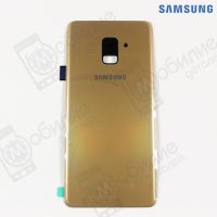 Кришка/панель задня Samsung A8+ Plus 2018 Gold, GH82-15629C, совм.: A730