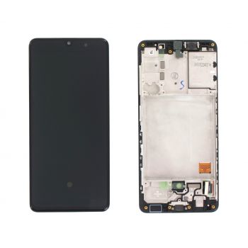 Дисплей Samsung A41 SM-A415 арт. GH82-22860A екран оригінал Super AMOLED Black