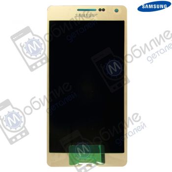 Дисплей Samsung A5 2015 SM-A500 арт. GH97-16679F екран оригінал Super AMOLED Gold