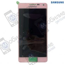 Дисплей Samsung A5 2015 SM-A500 арт. GH97-16679E екран оригінал Super AMOLED Pink
