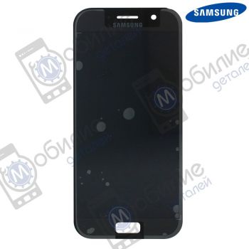 Дисплей Samsung A5 2017 SM-A520 арт. GH97-19733A екран оригінал Super AMOLED Black