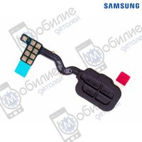 Кнопка Home Samsung A6 2018/A6+ Plus 2018 Black, GH96-11664A, совм.: A600, A605
