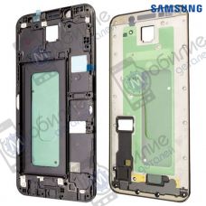 Рамка средняя часть корпуса Samsung A6 2018 Black, GH98-42767A, совм.: A600
