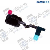 Кнопка Home Samsung A6 2018/A6+ Plus 2018 Black, GH96-11664A, совм.: A600, A605