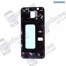Рамка середня частина корпусу Samsung A6+ Plus 2018 Black, GH98-42877A, сум.: A605