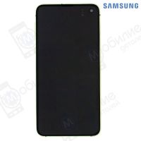 Дисплей Samsung S10e SM-G970* арт. GH82-18852G экран оригинал Dynamic AMOLED Yellow