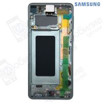 Дисплей Samsung S10 SM-G973 арт. GH82-18850E екран оригінал Super AMOLED Green