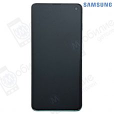 Дисплей Samsung S10 SM-G973 арт. GH82-18850E екран оригінал Super AMOLED Green