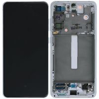 Дисплей Samsung S21 FE SM-G990* арт. GH82-26414B экран оригинал Dynamic AMOLED 2Х White