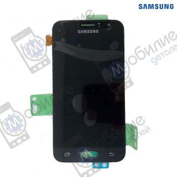 Дисплей Samsung J1 2016 SM-J120 арт. GH97-18224C екран оригінал Super AMOLED Black