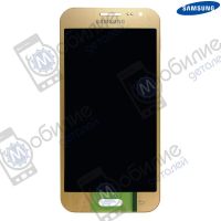 Дисплей Samsung J2 2015 SM-J200 арт. GH97-17940B екран оригінал Super AMOLED Gold