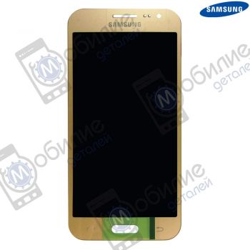 Дисплей Samsung J2 2015 SM-J200 арт. GH97-17940B екран оригінал Super AMOLED Gold