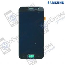 Дисплей Samsung J2 2018 SM-J250* арт. GH97-21339A экран оригинал Super AMOLED Black