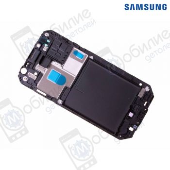 Рамка середня частина корпусу Samsung J2 2018 Black, GH98-42681A, сум.: J250