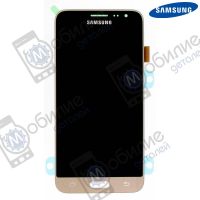 Дисплей Samsung J3 2016 SM-J320* арт. GH97-18414B экран оригинал Super AMOLED Gold