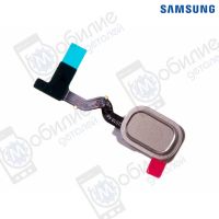 Кнопка Home Samsung J6 2018 Gold, GH96-11779D, совм.: J600