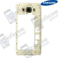 Основа корпуса (рамка) Samsung J7 2016 Black, GH98-39387B, совм.: J710