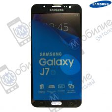 Дисплей Samsung J7 2016 SM-J710 арт. GH97-18855B екран оригінал Super AMOLED Black