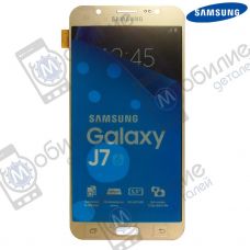 Дисплей Samsung J7 2016 SM-J710 арт. GH97-18855A екран оригінал Super AMOLED Gold