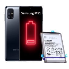 Замена аккумулятора (батареи) Samsung M51 SM-M515*