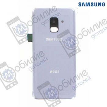 Кришка/панель задня Samsung A8 2018 Gray, GH82-15591B, совм.: A530