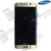Дисплей Samsung S6 Edge SM-G925* арт. GH97-17162C экран оригинал Super AMOLED Gold