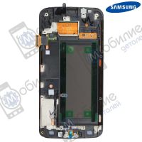 Дисплей Samsung S6 Edge SM-G925* арт. GH97-17162A экран оригинал Super AMOLED Black