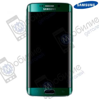 Дисплей Samsung S6 Edge SM-G925* арт. GH97-17162E экран оригинал Super AMOLED Green