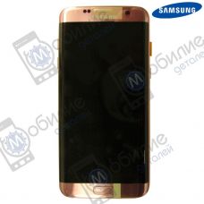 Дисплей Samsung S7 Edge SM-G935* арт. GH97-18533E экран оригинал Super AMOLED Gold