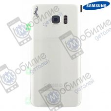 Крышка задняя Samsung S7 Edge Silver, GH82-11510B, совм.: G935