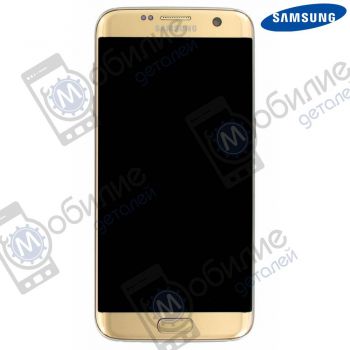 Дисплей Samsung S7 Edge SM-G935 арт. GH97-18533C екран оригінал Super AMOLED Gold