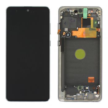 Дисплей Samsung Note 10 Lite SM-N770* арт. GH82-22055B экран оригинал Super AMOLED Silver