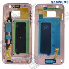 Рамка средняя часть корпуса 2 Samsung S7 Pink, GH96-09788E, совм.: G930