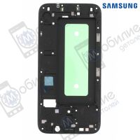 Рамка средняя часть корпуса Samsung J7 2017 Black, GH98-41296A, совм.: J730