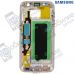 Рамка середня частина корпусу 2 Samsung S7 Gold, GH96-09788C, совм.: G930