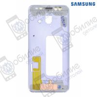 Рамка середня частина корпусу Samsung A8 2018 Gray, GH96-11295B, совм.: A530