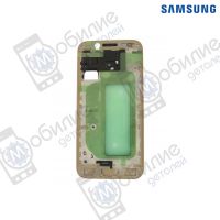 Рамка середня частина корпусу Samsung J5 2017 Gold, GH98-41314C, сум.: J530