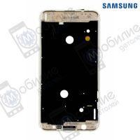 Рамка средняя часть корпуса Samsung J7 2016 Gold, GH98-39495A, совм.: J710