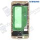 Рамка середня частина корпусу Samsung J7 2017 Gold, GH98-41296C, совм.: J730