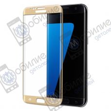 Захисне скло Samsung S7 Edge (G935) 3D Gold Full Screen